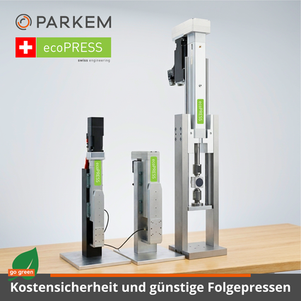 ecoPRESS: Kostensicherheit und günstigere Folgepressen ecoPRESS: Kostensicherheit und günstigere Folgepressen